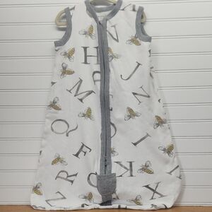 Burt's Bees Baby Beekeeper Sleep Sack Size Small Alphabet Print